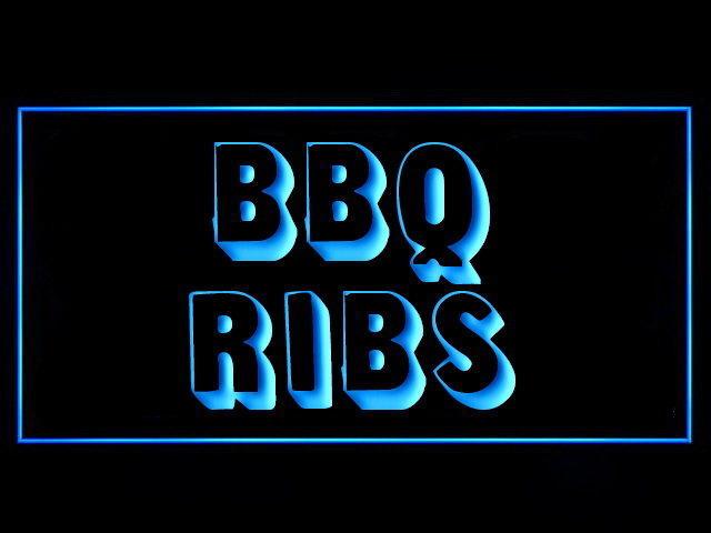 BBQ Ribs LED Neon Sign